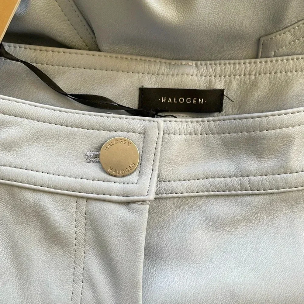Halogen Straight Leg Pants in Light Gray